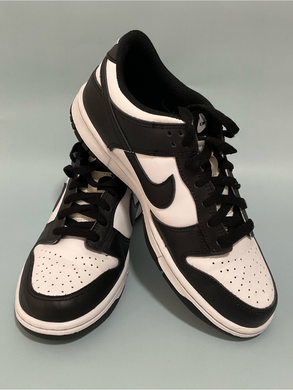 Nike Dunk Low GS Black White Panda Sneakers Size US 6Y